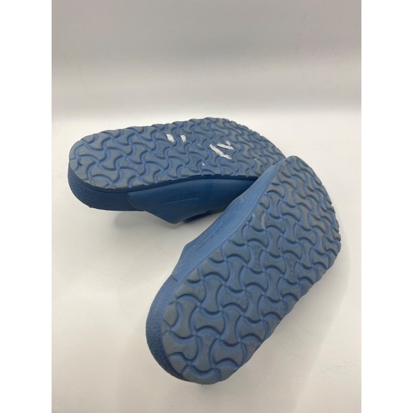 Birkenstock Kids Blue Gizeh Sandals Size 27EU C9US Toddler Slip On (small tear) - Picture 6 of 7